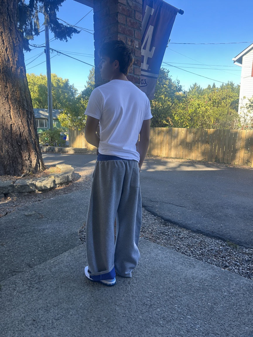 Plaid  "Double" Sweatpants