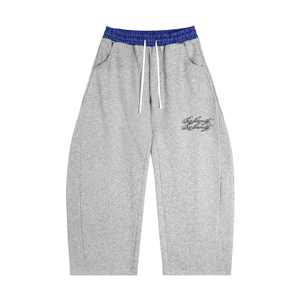 Plaid  "Double" Sweatpants